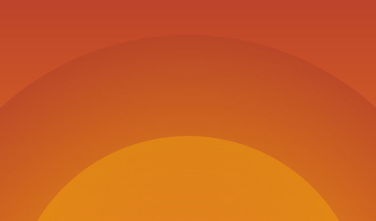 Dark gradient orange vision health card, white eye icon